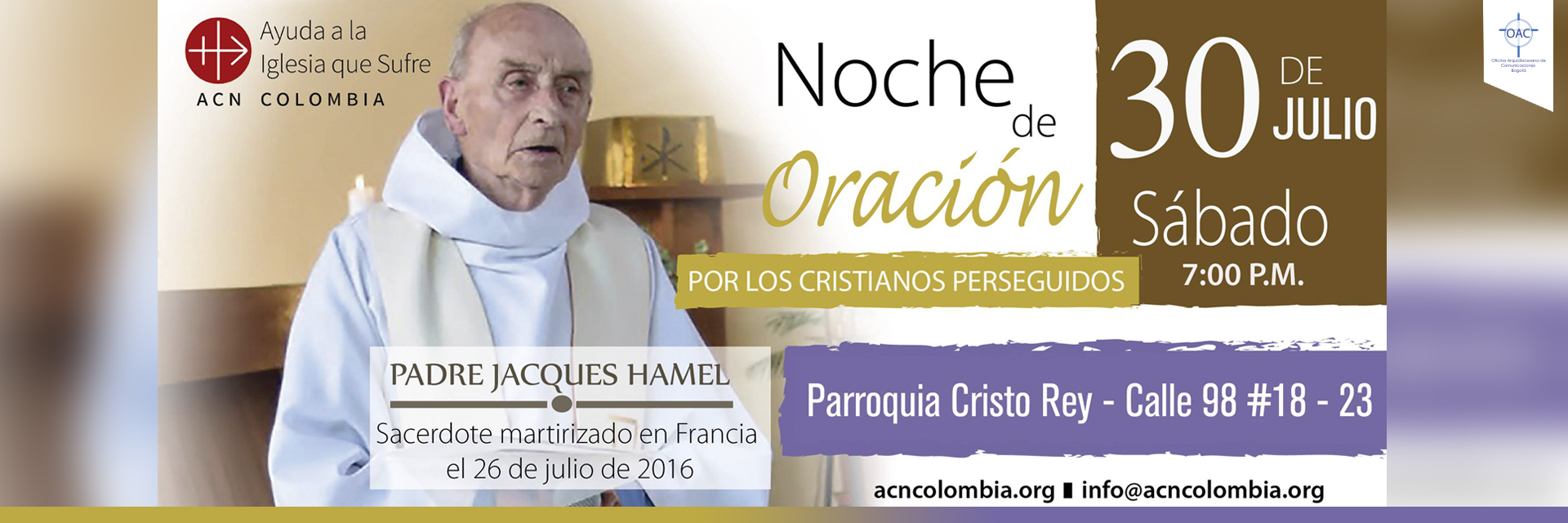 La oración nos une, acompañemos la Pascua del padre Jacques Hamel