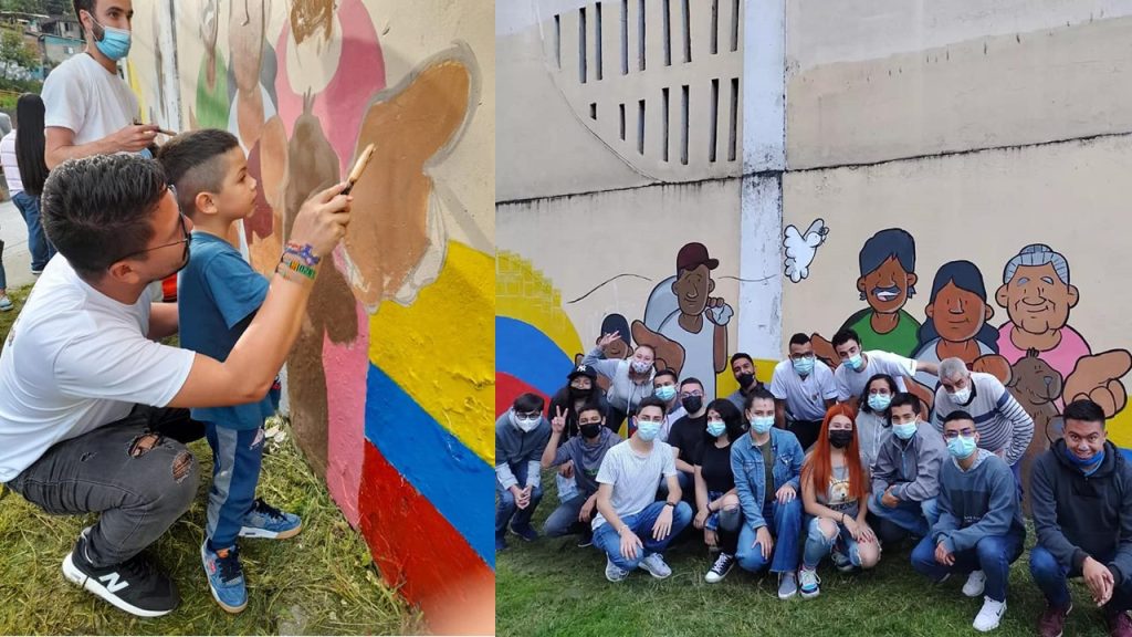 “Murales por la paz”: iniciativa de jóvenes colombianos llega al Vaticano