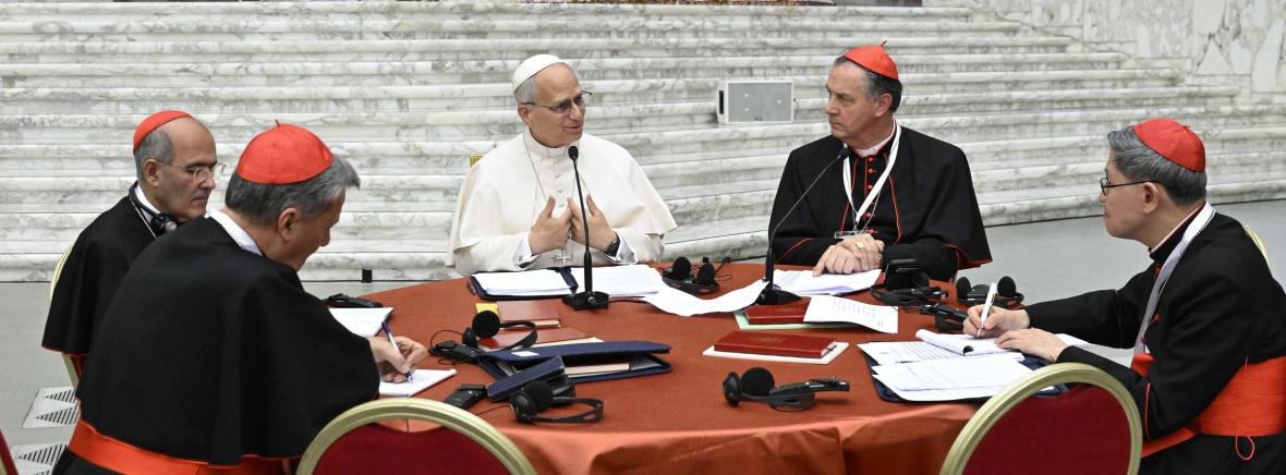 Escuchar, conversar y luego programar: en su primer consistorio extraordinario, León XIV expuso su propio estilo de gobierno