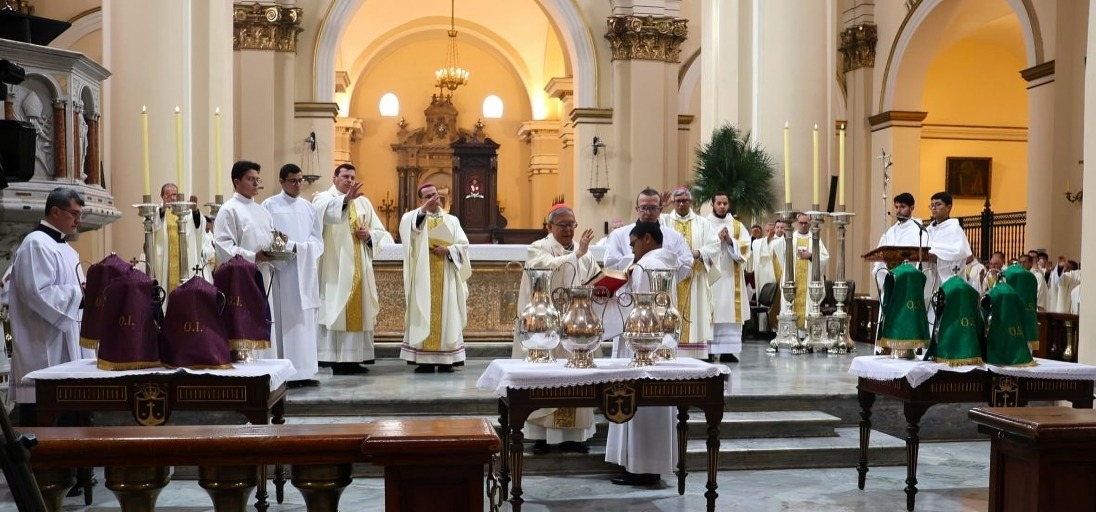 Misa Crismal: Ungidos y enviados a evangelizar, siendo testigos de esperanza.