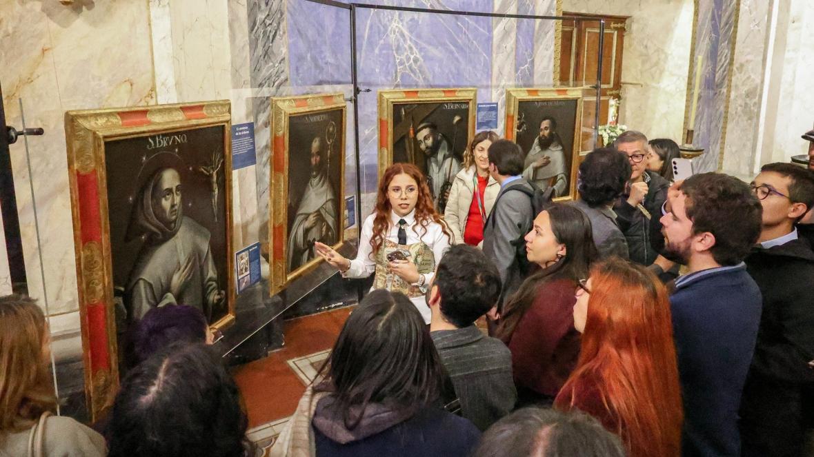 Muestra inédita de16 pinturas restauradas del siglo XVII. Patrimonio artístico custodiado por la Compañía de Jesús en Colombia.