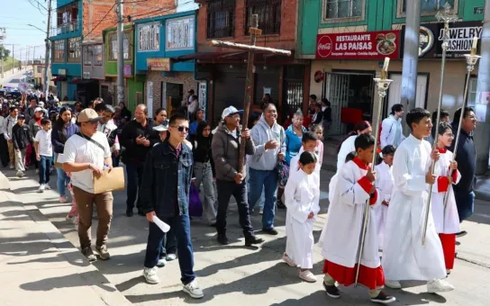 Viacrucis juvenil en Ciudad Bolívar: fe, esperanza y alegría