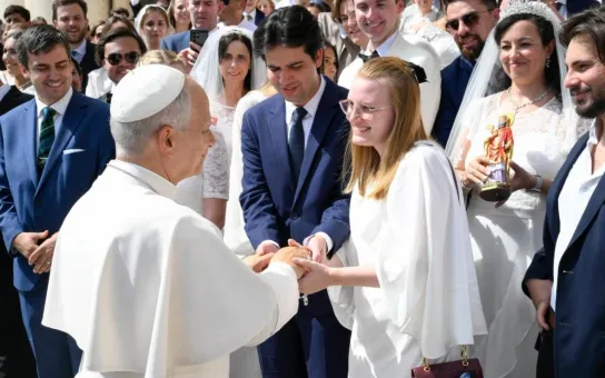 El Papa: El amor es un "sí" profundo a la otra persona, no una emoción pasajera