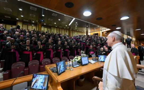 El Papa: «La Iglesia debe dar esperanza ante un mundo inquietante» 