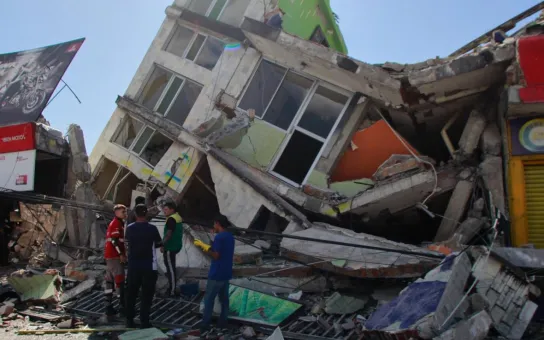 Oremos por las familias afectadas por el terremoto