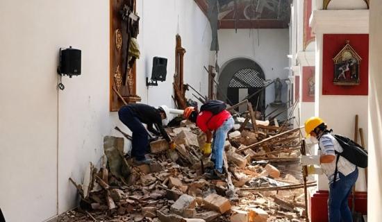 terremoto- Diócesis de Cartago_ Basílica Menor Nuestra Señora de la Pobreza.