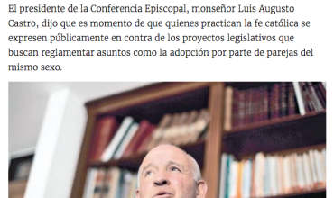 Iglesia católica convoca movilización para defender “los valores de la fe cristiana"