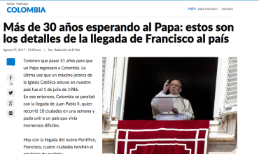 Más de 30 años esperando al Papa: estos son los detalles de la llegada de Francisco al país