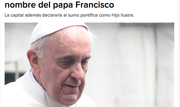 Varias obras en Bogotá llevarían el nombre del papa Francisco