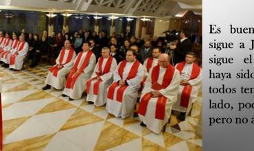 El poder es un obstáculo para seguir a Jesús: Francisco