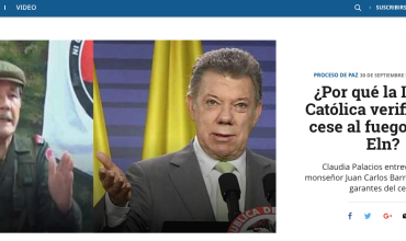 ¿Por qué la Iglesia Católica verificará el cese al fuego con el Eln?