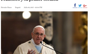 Francisco y su primer sermón