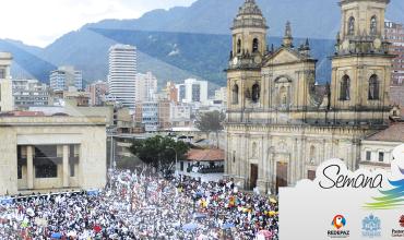 En Colombia con los pies en la tierra se caminó en la Semana por la Paz