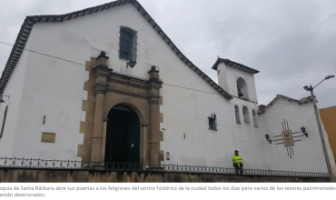 Esta capilla, tan antigua como Bogotá, pide una restauración urgente