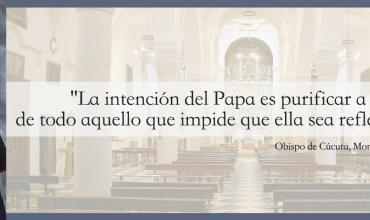 "La intención del Papa es purificar a la Iglesia de todo aquello que impide que ella sea reflejo de Jesucristo"
