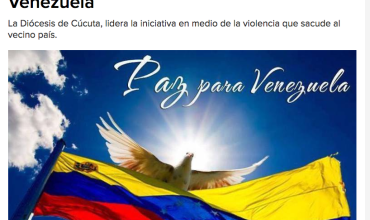 Iglesia realizara jornada de oración por Venezuela