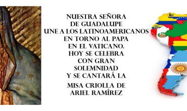 Gran celebración a la Morenita, patrona de América, en El Vaticano