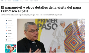El papamóvil y otros detalles de la visita del papa Francisco al país
