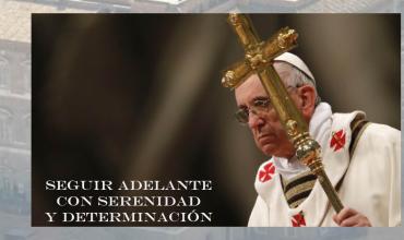 El papa Francisco pidió seguir adelante "con serenidad y determinación", tras una filtración de documentos confidenciales