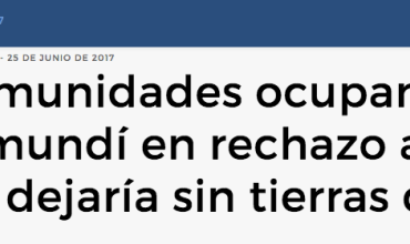 Comunidades ocupan iglesia de Jamundí en rechazo a proyecto que los dejaría sin tierras que cultivar