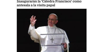 Inaugurarán la ‘Cátedra Francisco’ como antesala a la visita papal