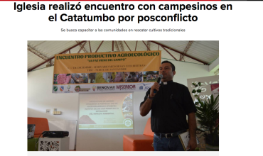 Iglesia realizó encuentro con campesinos en el Catatumbo por posconflicto
