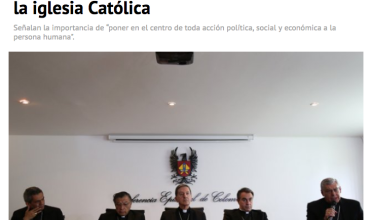Debates políticos sin peleas, el llamado de la iglesia Católica