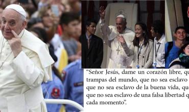 "Pidan un corazón libre, solidario y con esperanza": Francisco