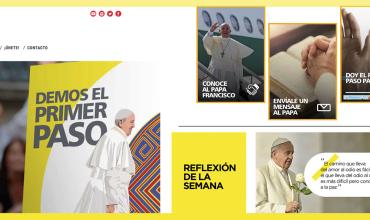 Se lanza la página oficial de la visita del papa Francisco a Colombia