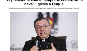 “El presidente está a tiempo de enderezar la nave”: Iglesia a Duque