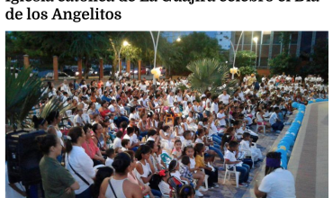 Iglesia católica de La Guajira celebró el Día de los Angelitos