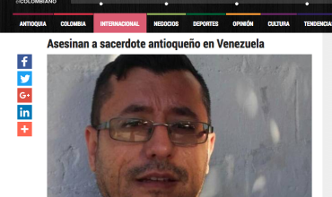 Asesinan a sacerdote antioqueño en Venezuela