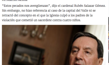 La esquiva respuesta de la Iglesia al ICBF por abuso sexual en Arquidiócesis de Cali