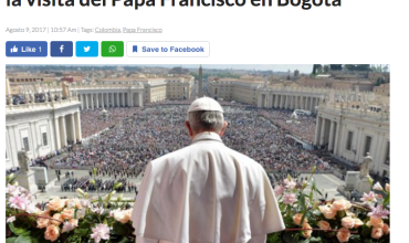 Presidencia aportará $6 mil millones para la visita del Papa Francisco en Bogotá