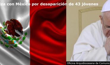 Francisco se solidariza con México por desaparición de 43 jóvenes