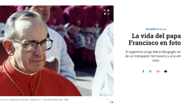 La vida del papa Francisco en fotos