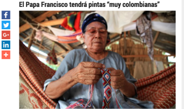 El Papa Francisco tendrá pintas “muy colombianas”