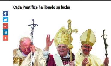 Cada Pontífice ha librado su lucha