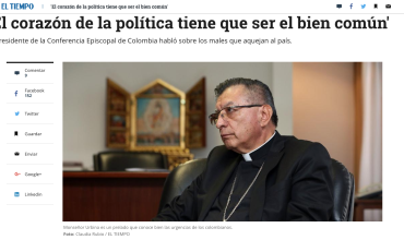 'El corazón de la política tiene que ser el bien común'