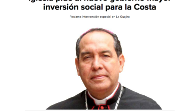 Iglesia pide al nuevo gobierno mayor inversión social para la Costa