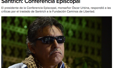 La iglesia no es cómplice ni ingenua en caso Santrich: Conferencia Episcopal