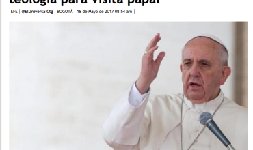 Iglesia colombiana hará cursos de teología para visita papal