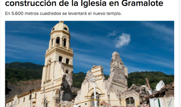 Se iniciaron primeros trabajos para la construcción de la Iglesia en Gramalote