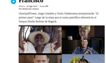 La canción de artistas colombianos para el papa Francisco