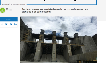 Iglesia Católica alerta por desabastecimientos por Hidroituango