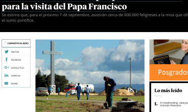 Así va la adecuación del parque Simón Bolívar para la visita del Papa Francisco