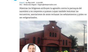 Parroquia del padre ‘Chucho’ en Bogotá amaneció custodiada tras ataque