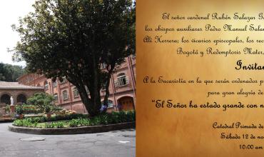 El sábado 12 de noviembre, en la catedral bogotana, recibirán la ordenación presbiteral quince diáconos