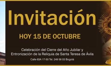 Cierre del Año Jubilar del V Centenario de Santa Teresa de Ávila