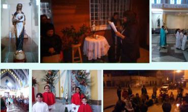 Virgen Peregrina de la Vida: En Puente Aranda